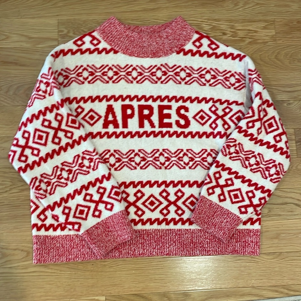 A new day target sweater with Apres on front XXL